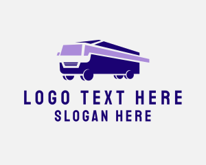 Haulage - Fast Trucking Logistics logo design
