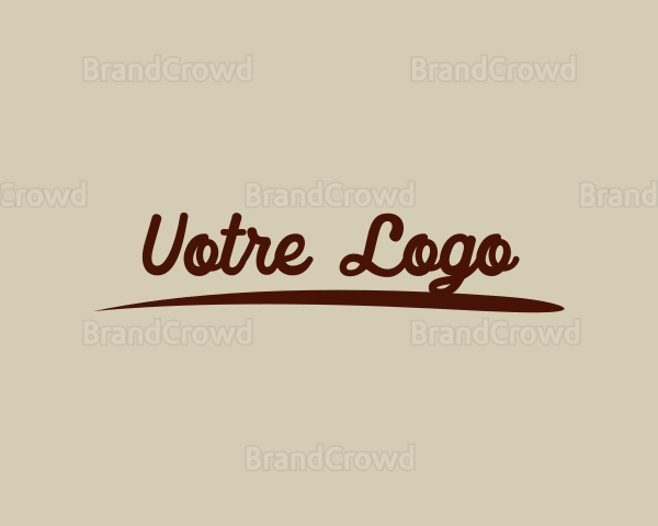 Cursive Classy Business Logo