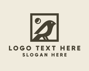 Wildlife Photographer - Bird Picture Frame logo design