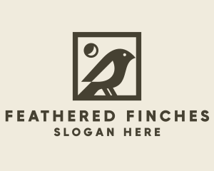 Bird Picture Frame logo design