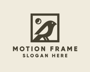 Bird Picture Frame logo design