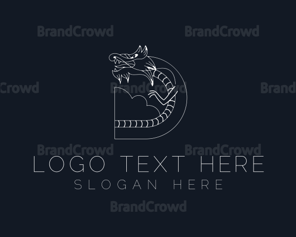 Dragon Legendary Creature Logo