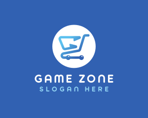 Shopping Cart App logo design