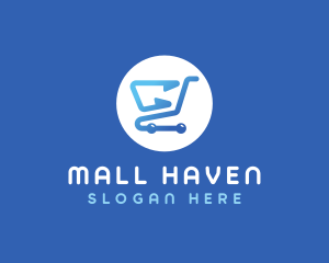 Shopping Cart App logo design