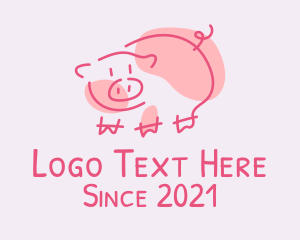 Pig - Pig Farm Mascot logo design