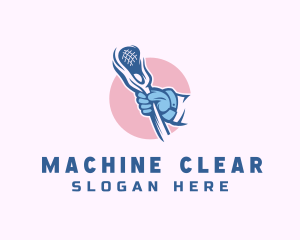 Sports Lacrosse Stick  Logo