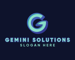 Sleek Gaming Letter G logo design