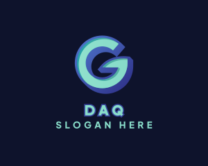 Egame - Sleek Gaming Letter G logo design