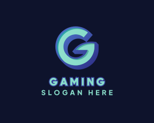 Sleek Gaming Letter G logo design