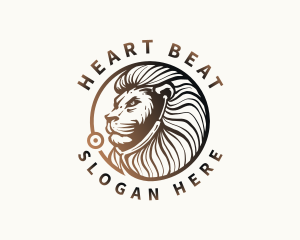 Stethoscope - Elegant Stethoscope Lion logo design