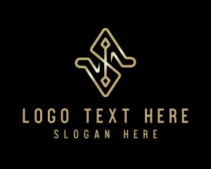 Gold Luxury Boutique Logo