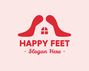 Foot - Ballet Feet House logo design