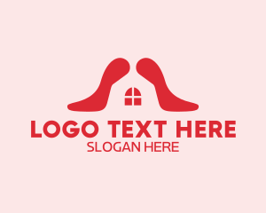 Ballet - Ballet Feet House logo design