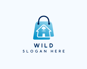 Marketplace - Furniture Shopping Bag logo design