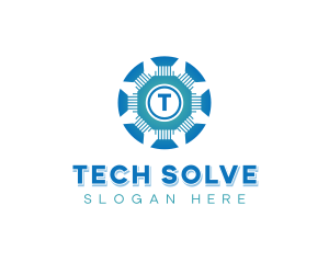 Cybersecurity Tech Business logo design