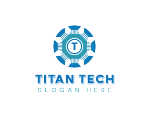 Cybersecurity Tech Business logo design