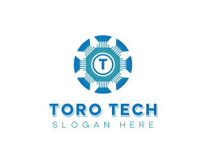 Cybersecurity Tech Business logo design