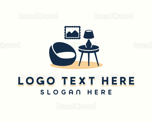 Furnishing Interior Design Logo