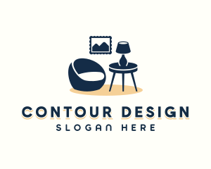 Furnishing Interior Design logo design