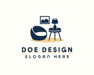 Furnishing Interior Design logo design