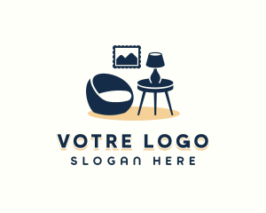 Upholsterer - Furnishing Interior Design logo design