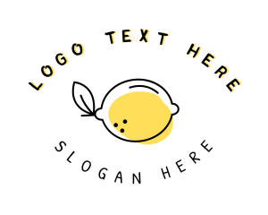 Juice - Lemon Juice  Farm Market logo design