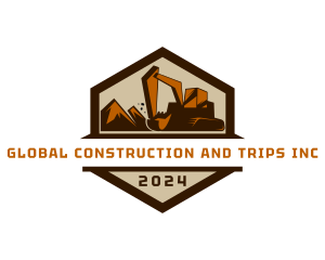 Demolition - Construction Builder Excavator logo design