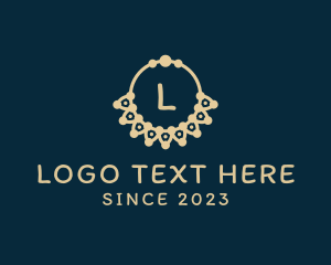 Traditional - Tribal Necklace Jewelry Accessory logo design