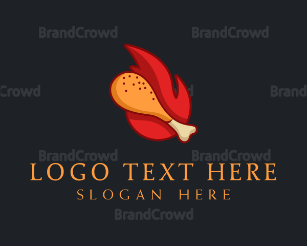Hot Fried Chicken Logo