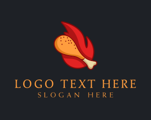 Snack - Hot Fried Chicken logo design