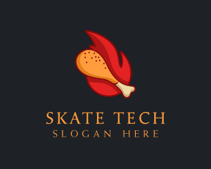 Hot Fried Chicken  logo design