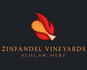 Hot Fried Chicken  logo design