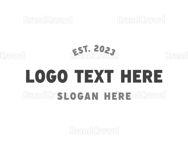 Minimalist Retro Business Logo