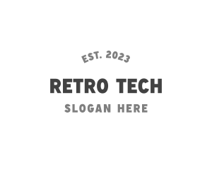 Minimalist Retro Business logo design