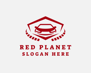 Red Racing Vehicle logo design