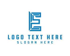 Business Company Letter E Logo