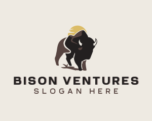 Buffalo Bull Bison logo design