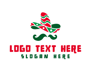 Luchador - Mexican Festival Hat logo design