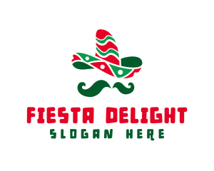 Fiesta - Mexican Festival Hat logo design