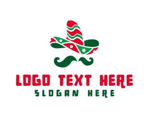 Mexican Festival Hat Logo