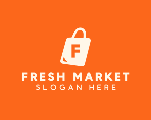 Market - Market Shopping Bag logo design