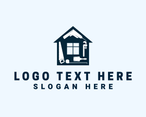 Property Developer - Home Renovation Tools logo design