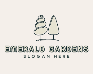 Tree Planting Garden logo design