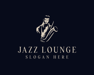 Jazz - Saxophone Jazz Musician logo design