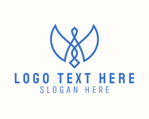 Minimalist - Elegant Angel Bird logo design