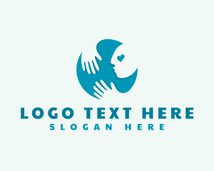 Globe - Earth Hug Support logo design