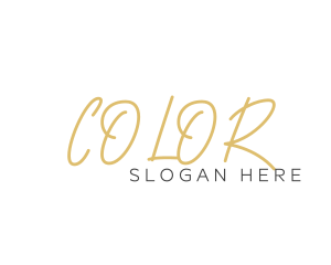 Coordinator - Elegant Handwritten Wordmark logo design