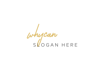 Aesthetician - Elegant Handwritten Wordmark logo design