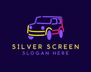 Suv - Auto Neon Car logo design