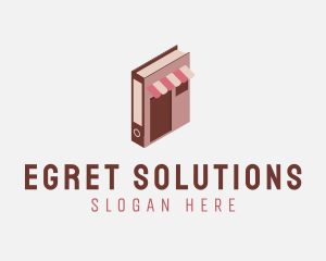 Book Reading Retail logo design